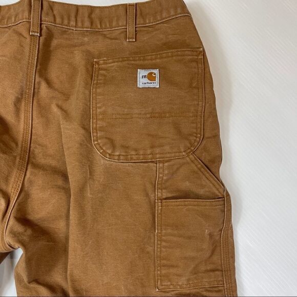 Carhartt Men's Flame Resistant Dungaree Fit Pants Size 42 x 30 HEMMED - Picture 4 of 12